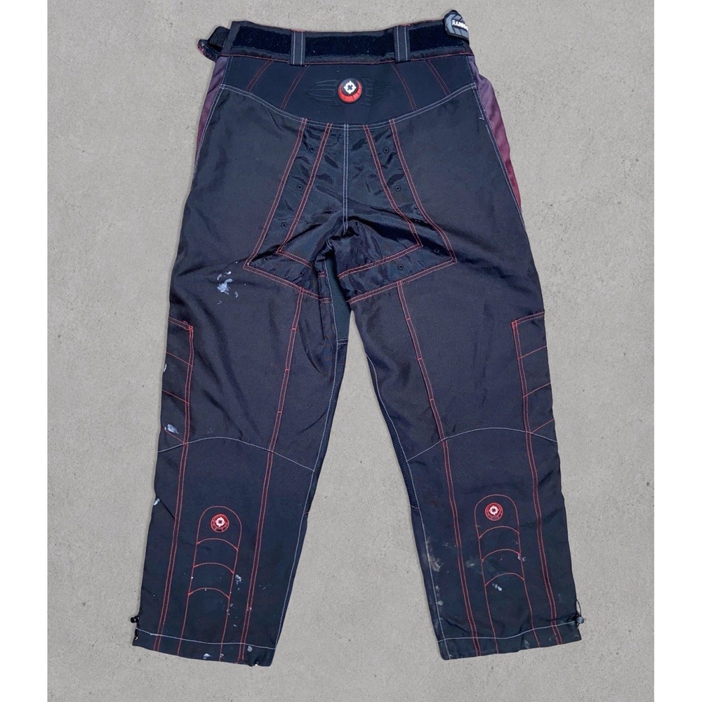 Smart Parts Paintball Pants Men's Large Black Red Protective Gear - Picture 2 of 7